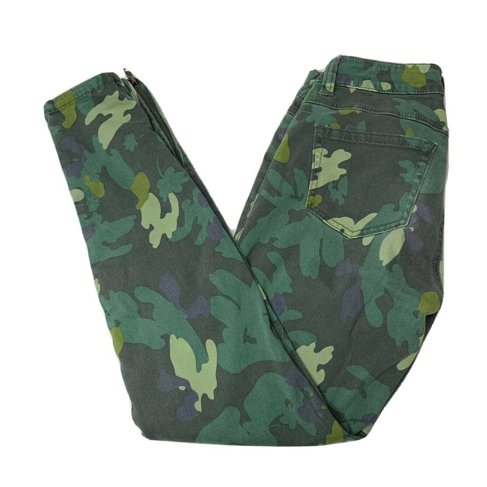 Cabi Clover Camo Jeggings Skinny Jeans Size 2